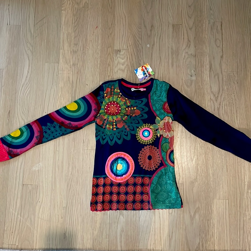 Kids colorful sweater or t-shirt.
